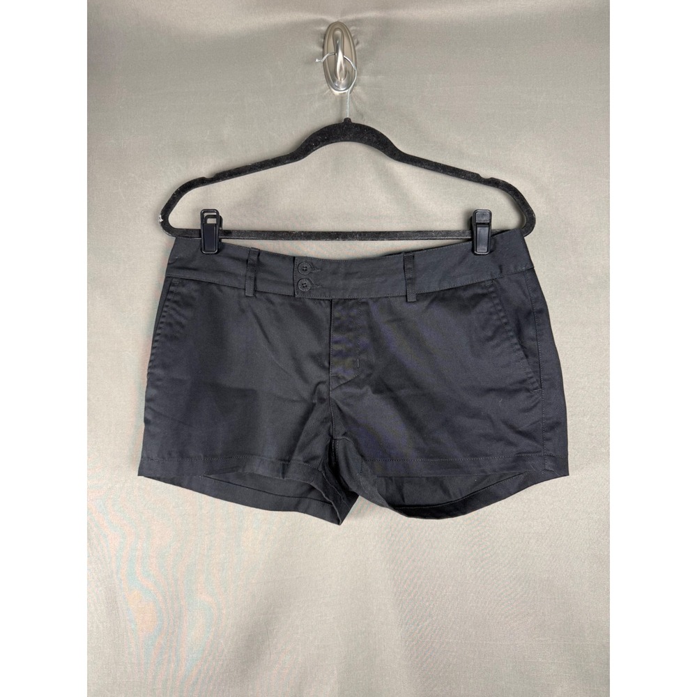 The North Face Shorts Womens 8 Black Cotton Blend Twill Outdoor Hiking ALFV